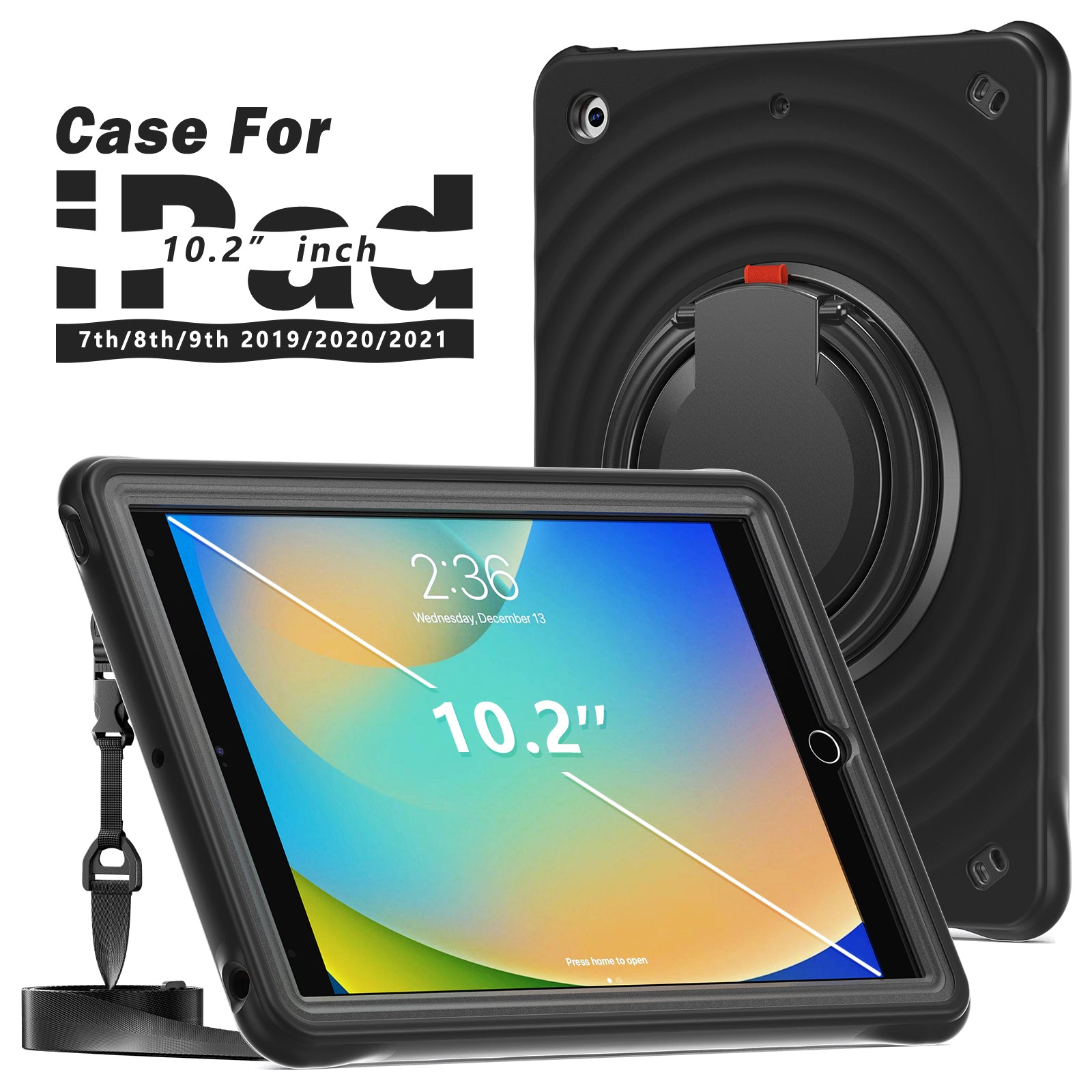 Estuche Chief Engineer B Series para iPad 10.2 - Negro - 0714000001