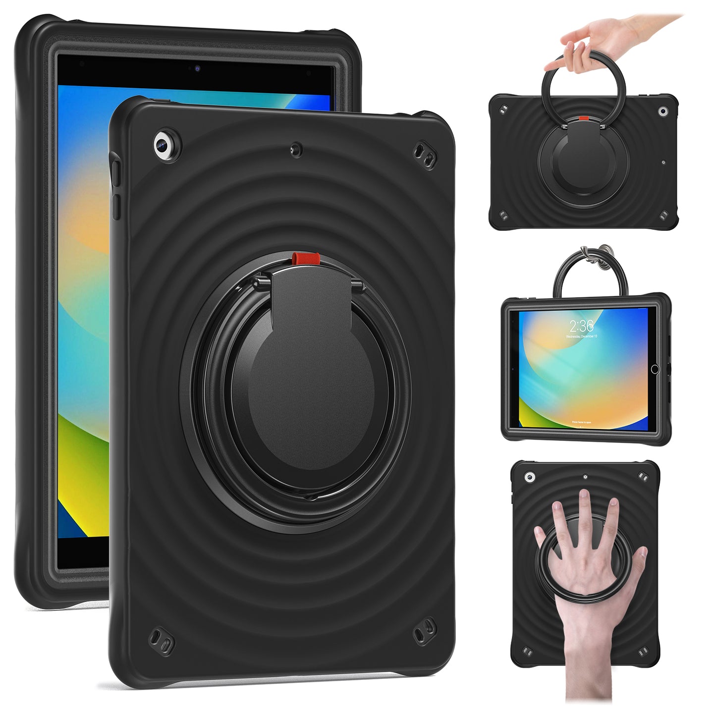 Estuche Chief Engineer B Series para iPad 10.2 - Negro - 0714000001