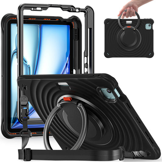 Estuche Chief Engineer B Series para iPad Air 11 2024 - Negro con Strap - 0714000003