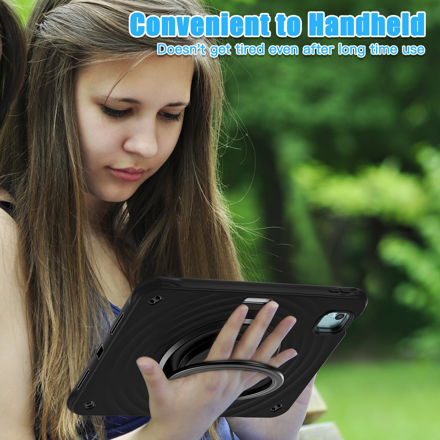 Estuche Chief Engineer B Series para iPad Air 11 2024 - Negro con Strap - 0714000003