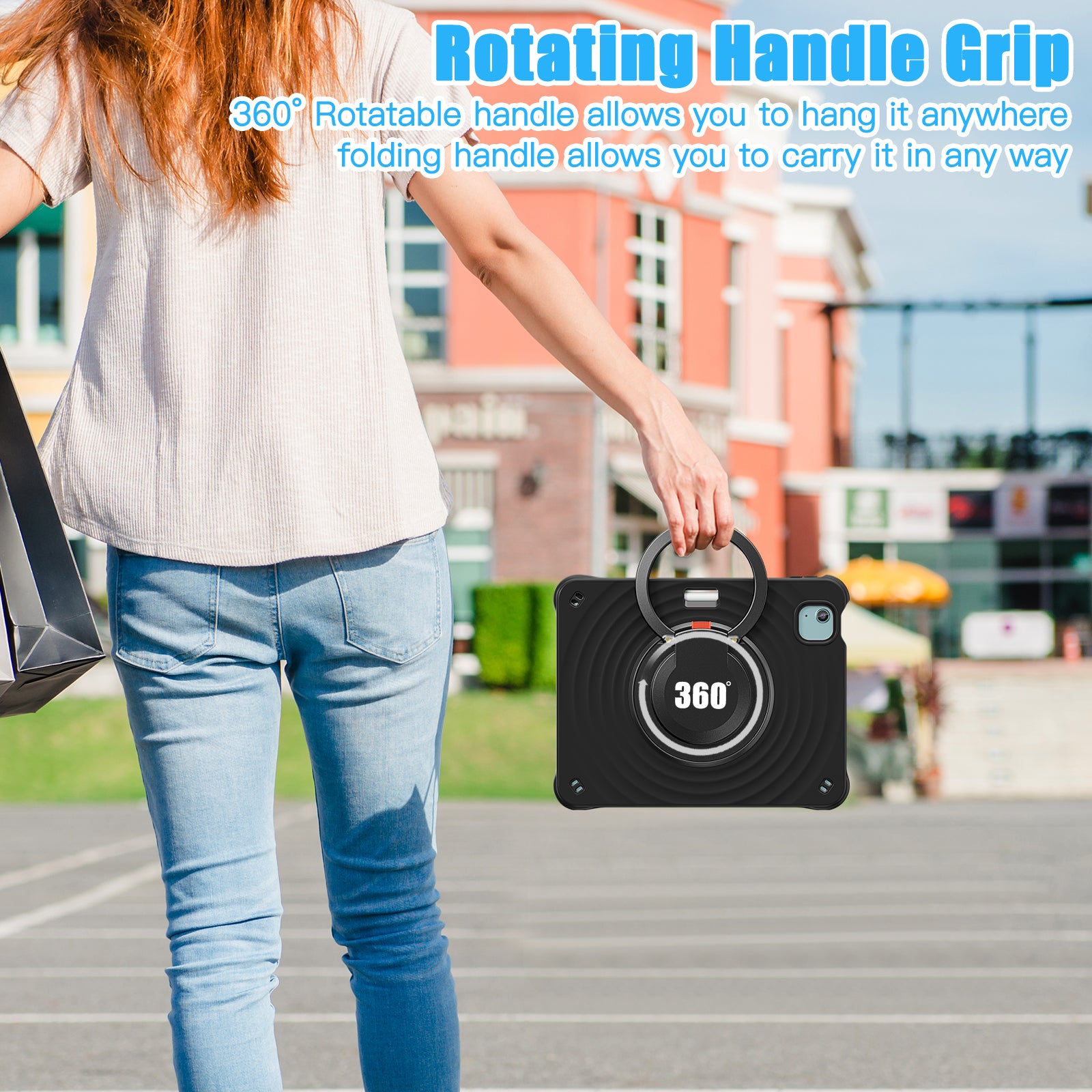 Estuche Chief Engineer B Series para iPad Air 11 2024 - Negro con Strap - 0714000003