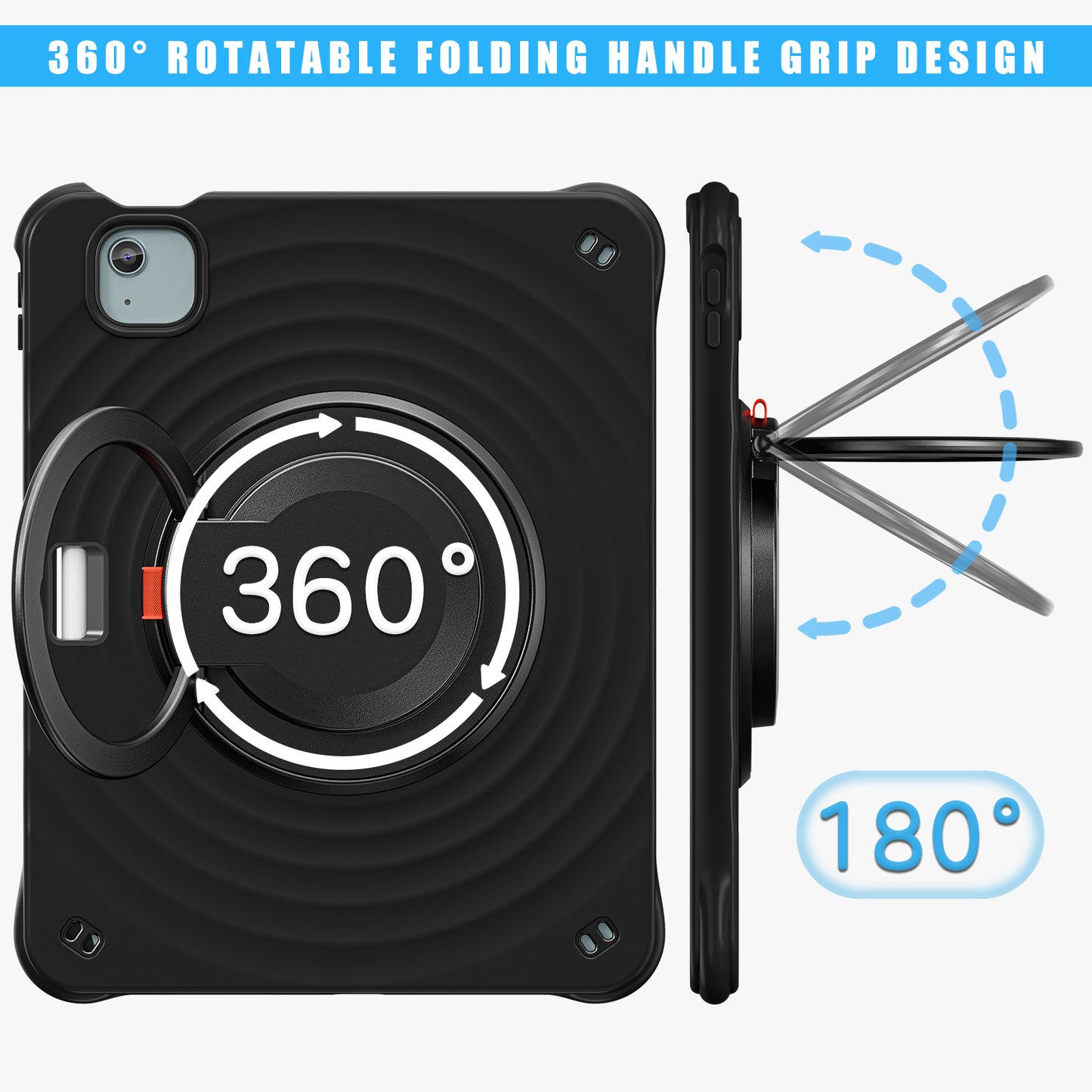 Estuche Chief Engineer B Series para iPad Air 11 2024 - Negro con Strap - 0714000003