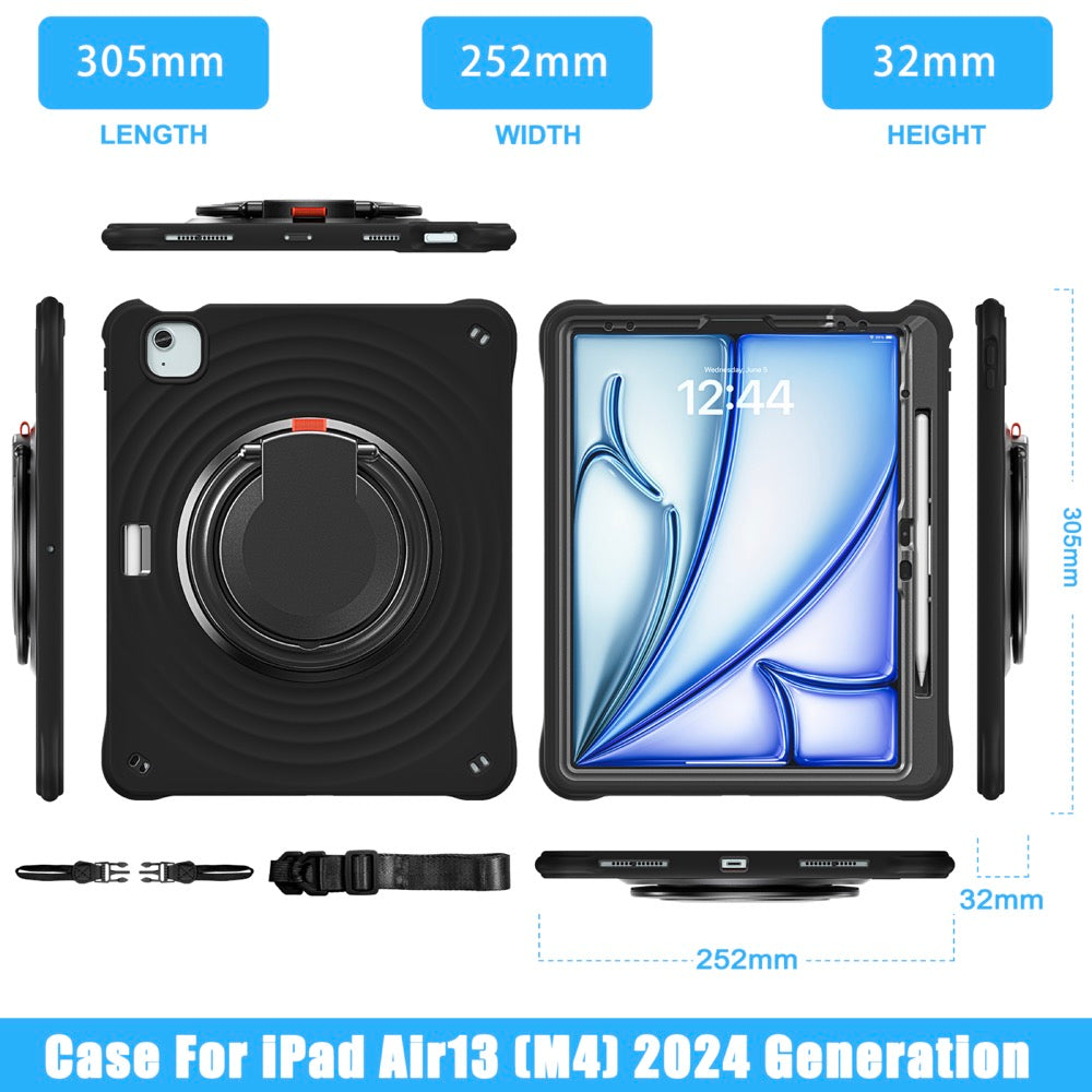 Estuche Chief Engineer B Series iPad Air 13 2024 - Negro - 0714000004