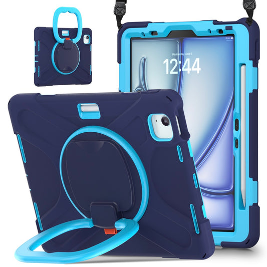 Estuche Pirate B Series para iPad Air 11 2024 - Azul Marino/Celeste - 0714000012