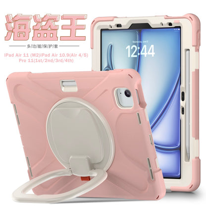 Estuche Pirate B Series para iPad Air 11 2024 - Rosado/Blanco - 0714000014