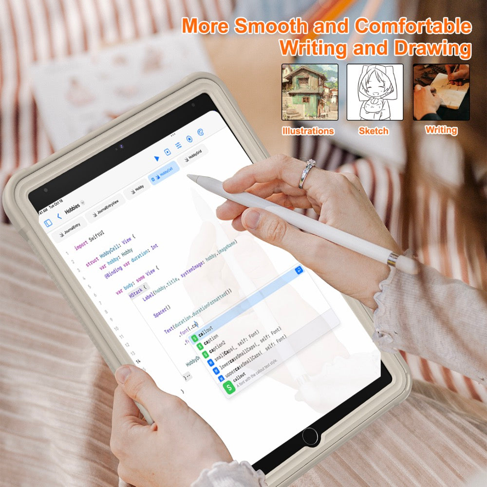 Estuche Popeye B Series para iPad 10.2 - Beige - 0714000021