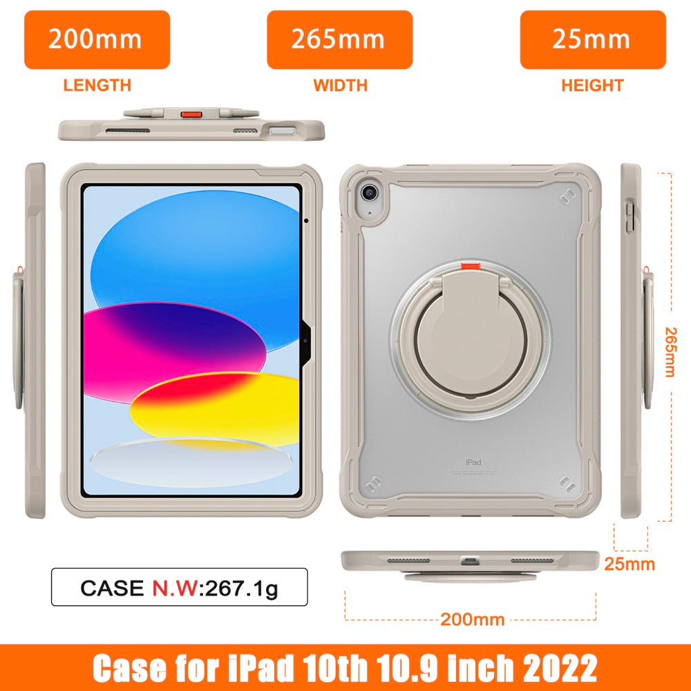 Estuche Popeye B Series para iPad 10th - Beige - 0714000022