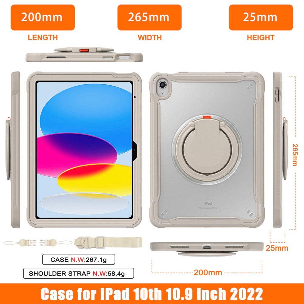 Estuche Popeye B Series para iPad 10th - Beige - 0714000022