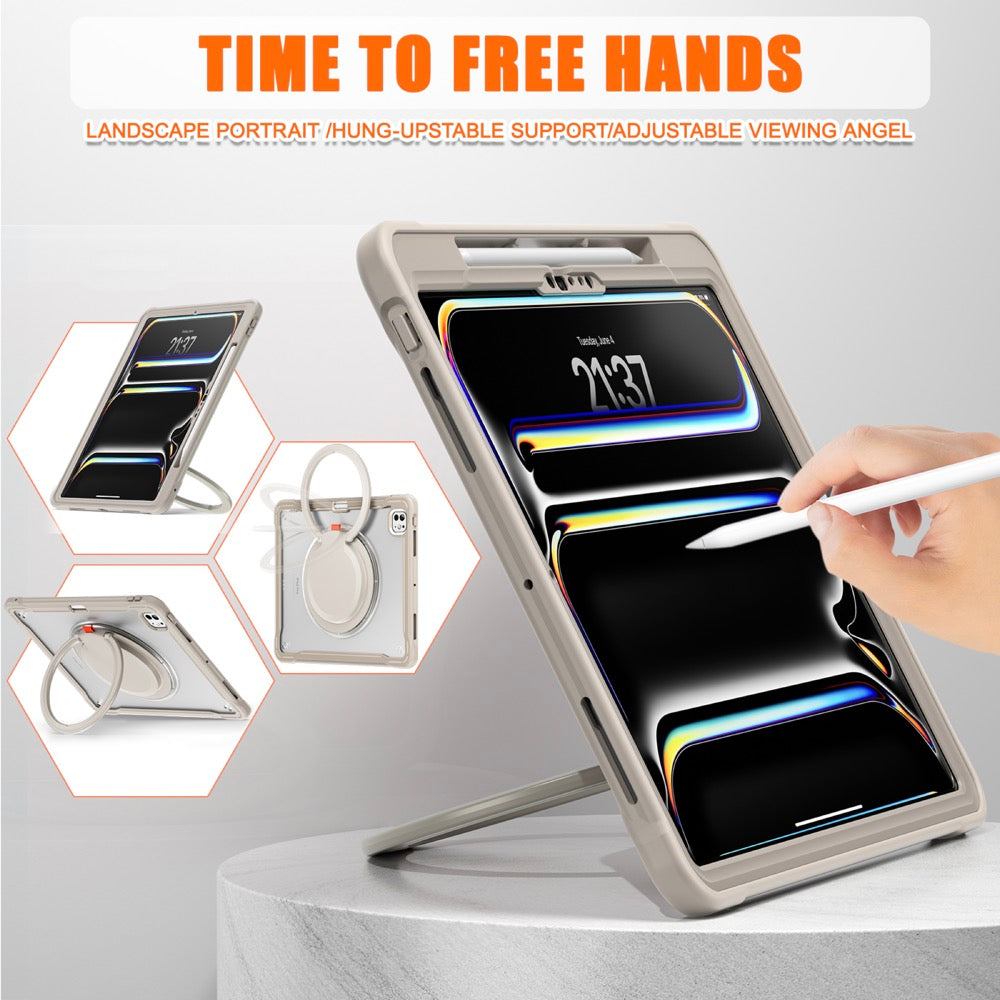 Estuche popeye b series modelo ipad pro 13 2024 color beige sin strap