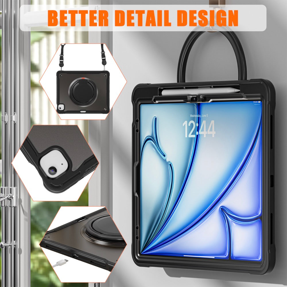 Estuche Popeye B Series para iPad Air 13 2024 - Negro - 0714000029