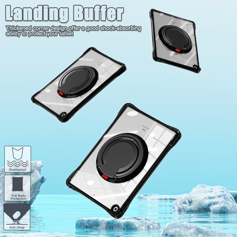 Estuche transparent b series modelo ipad 10.2 color negro con strap - imagen 8