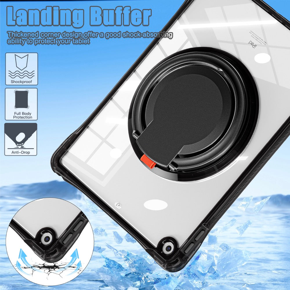 Estuche Transparente B Series para iPad 10.2 - Negro - 0714000033