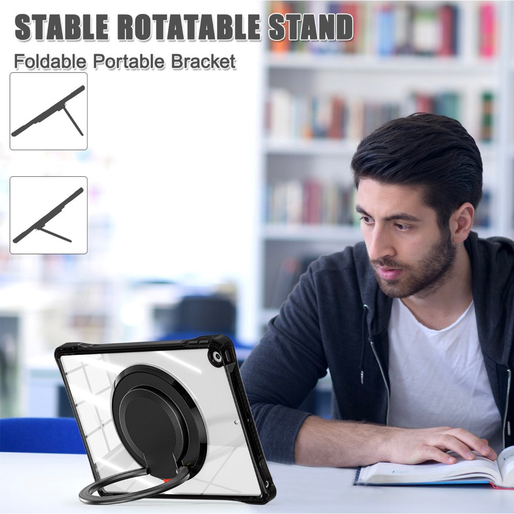 Estuche transparent b series modelo ipad 10.2 color negro con strap - imagen 14