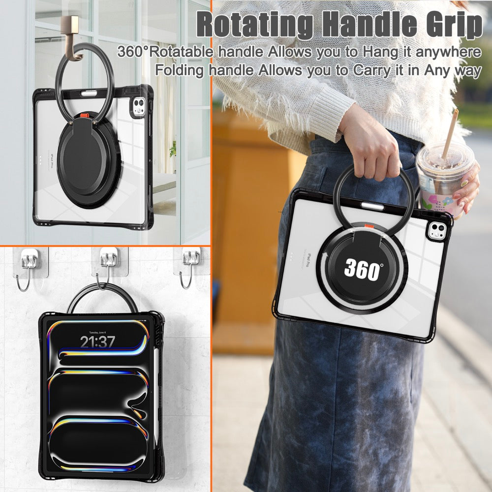 Estuche Transparente B Series para iPad Pro 13 2024 - Negro - 0714000036