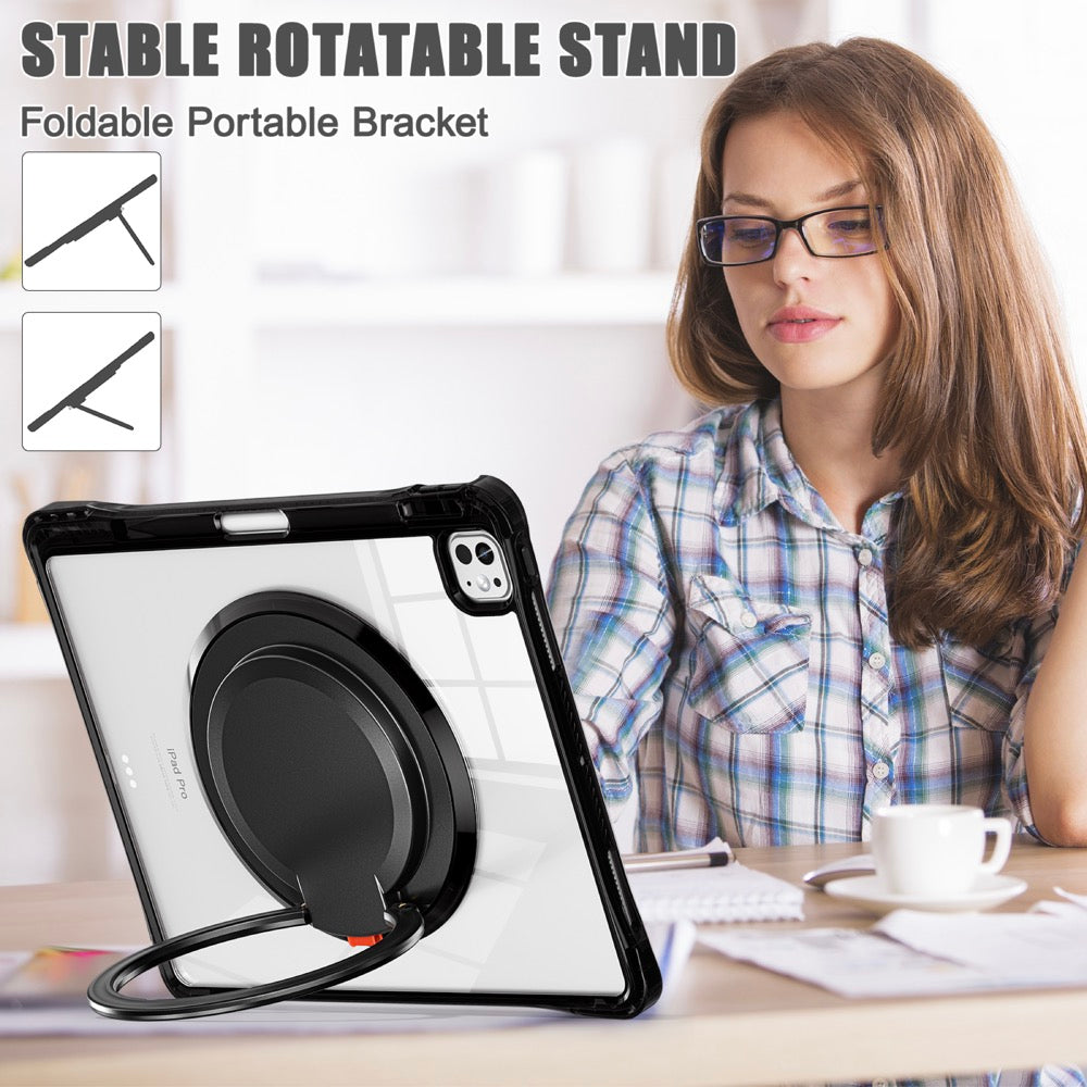 Estuche Transparente B Series para iPad Pro 13 2024 - Negro - 0714000036