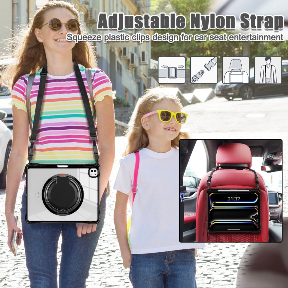 Estuche Transparente B Series para iPad Pro 13 2024 - Negro - 0714000036