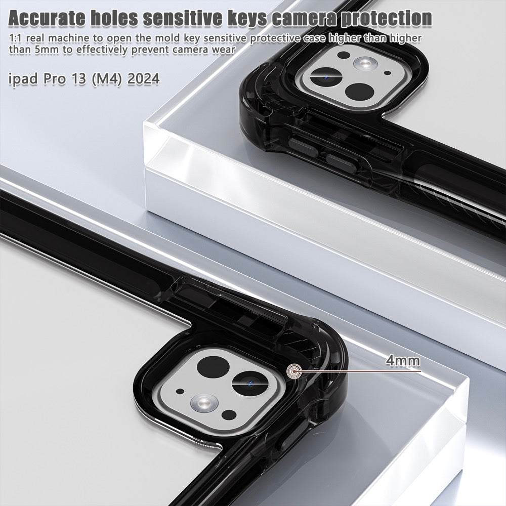 Estuche Transparente B Series para iPad Pro 13 2024 - Negro - 0714000036