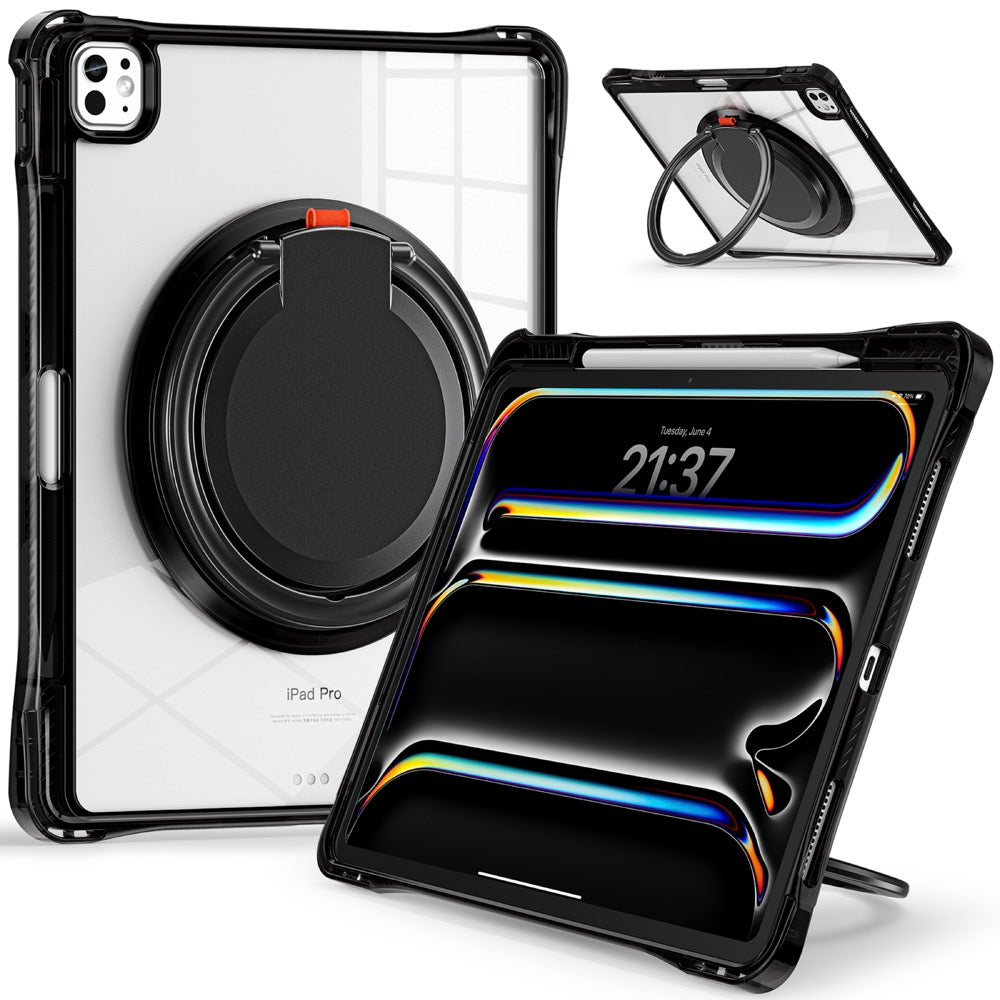 Estuche Transparente B Series para iPad Pro 13 2024 - Negro - 0714000036