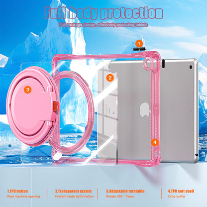 Estuche transparent b series modelo ipad 10.2 color fucsia con strap - imagen 7