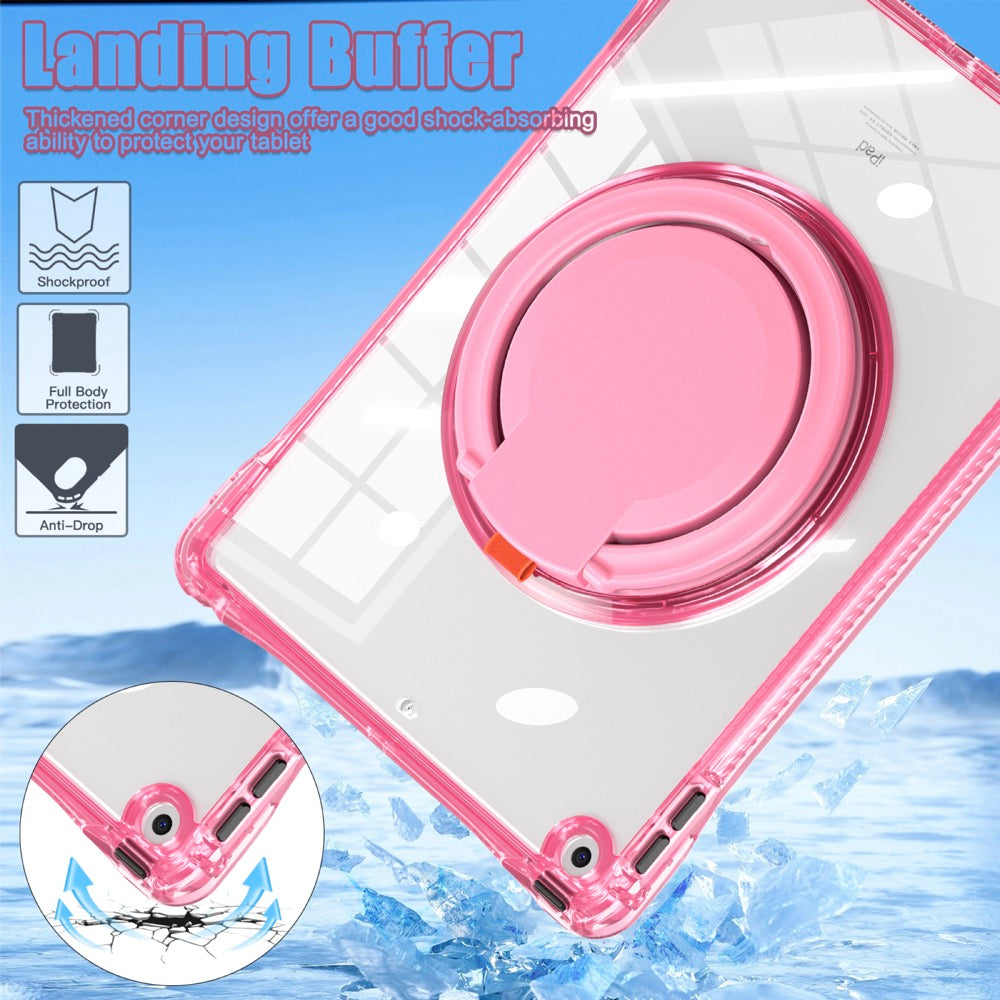 Estuche transparent b series modelo ipad 10.2 color fucsia con strap - imagen 9