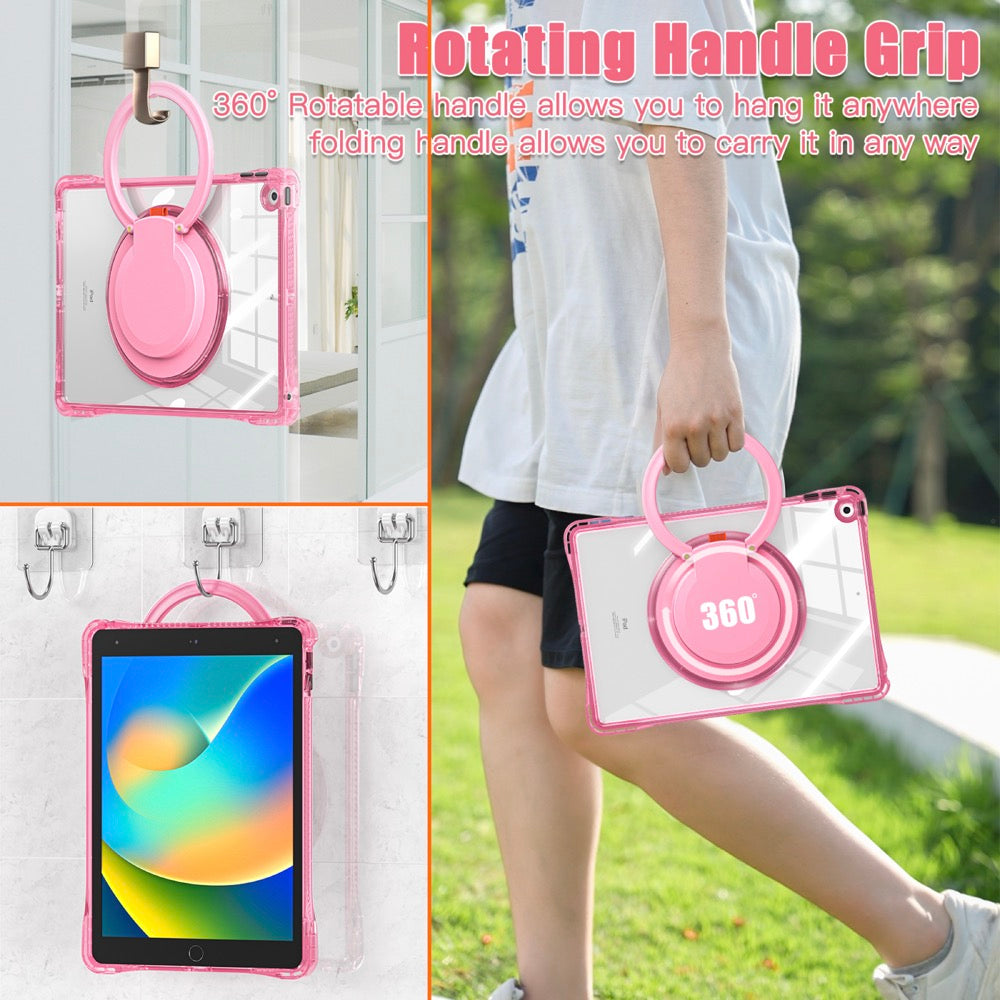 Estuche transparent b series modelo ipad 10.2 color fucsia con strap - imagen 12