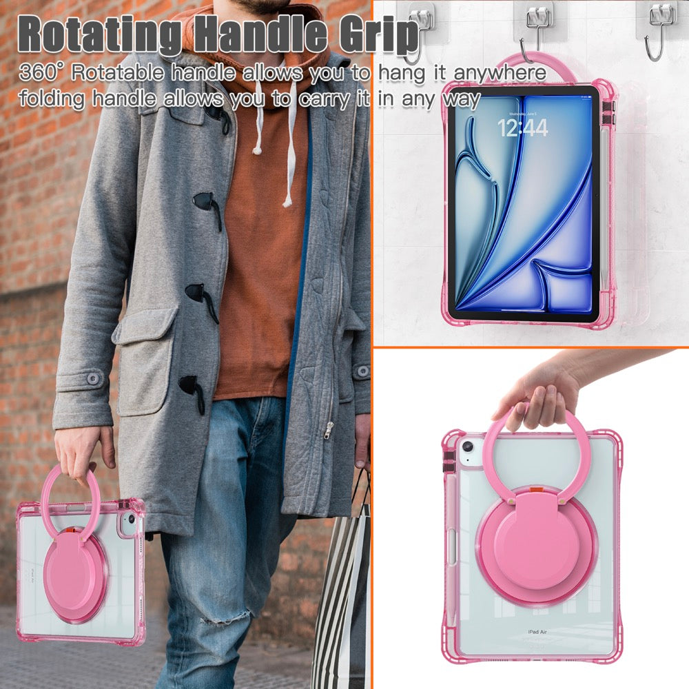 Estuche Transparente B Series para iPad Air 11 2024 - Fucsia - 0714000039