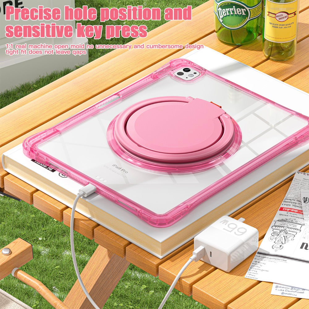 Estuche Transparente Fucsia para iPad Pro 13 2024 - 0714000040