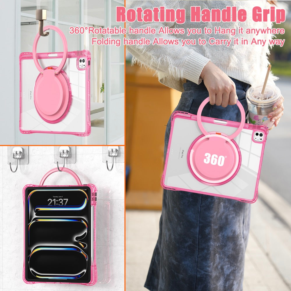 Estuche Transparente Fucsia para iPad Pro 13 2024 - 0714000040