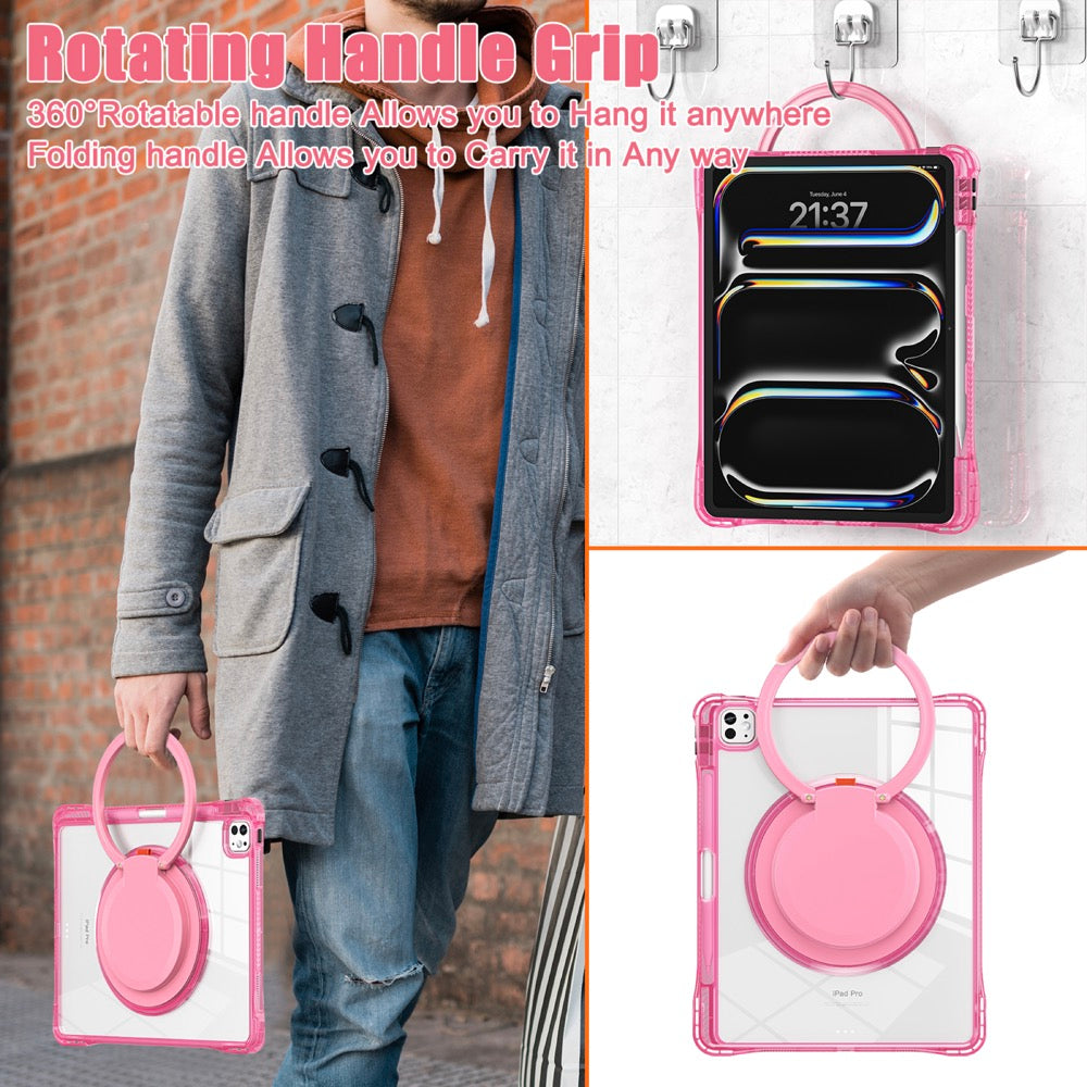 Estuche Transparente Fucsia para iPad Pro 13 2024 - 0714000040