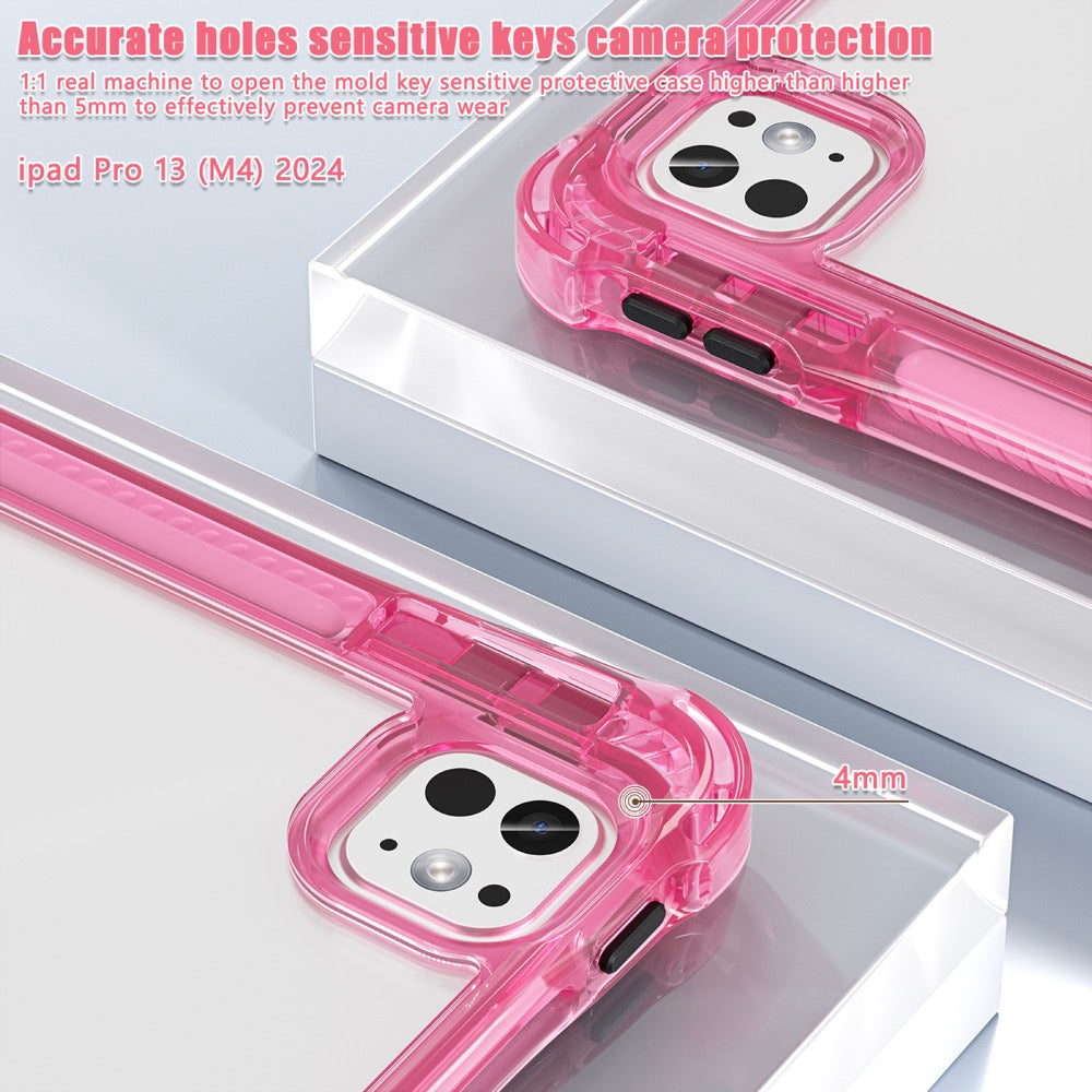 Estuche Transparente Fucsia para iPad Pro 13 2024 - 0714000040