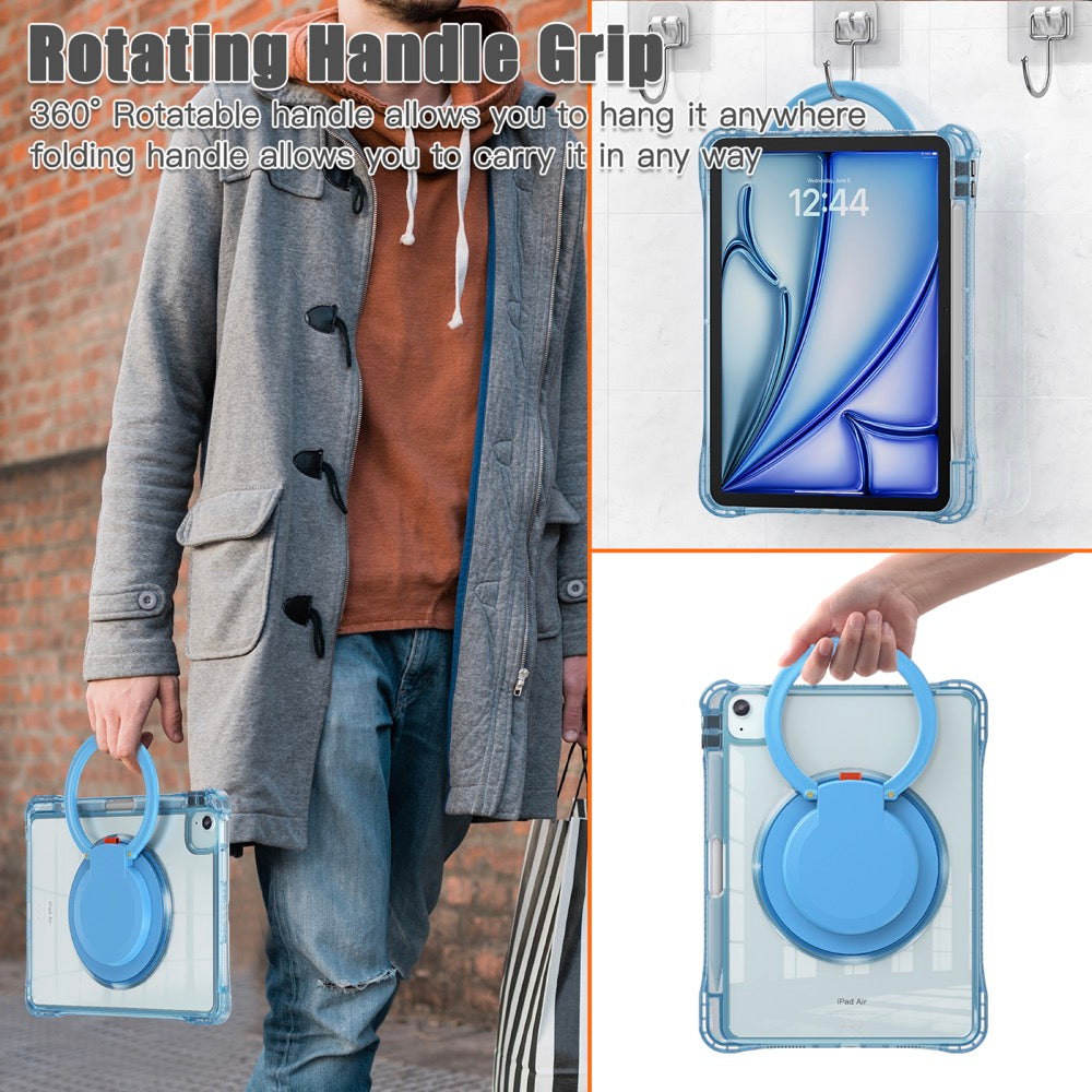 Estuche Transparente B Series para iPad Air 11 2024 - Celeste - 0714000043