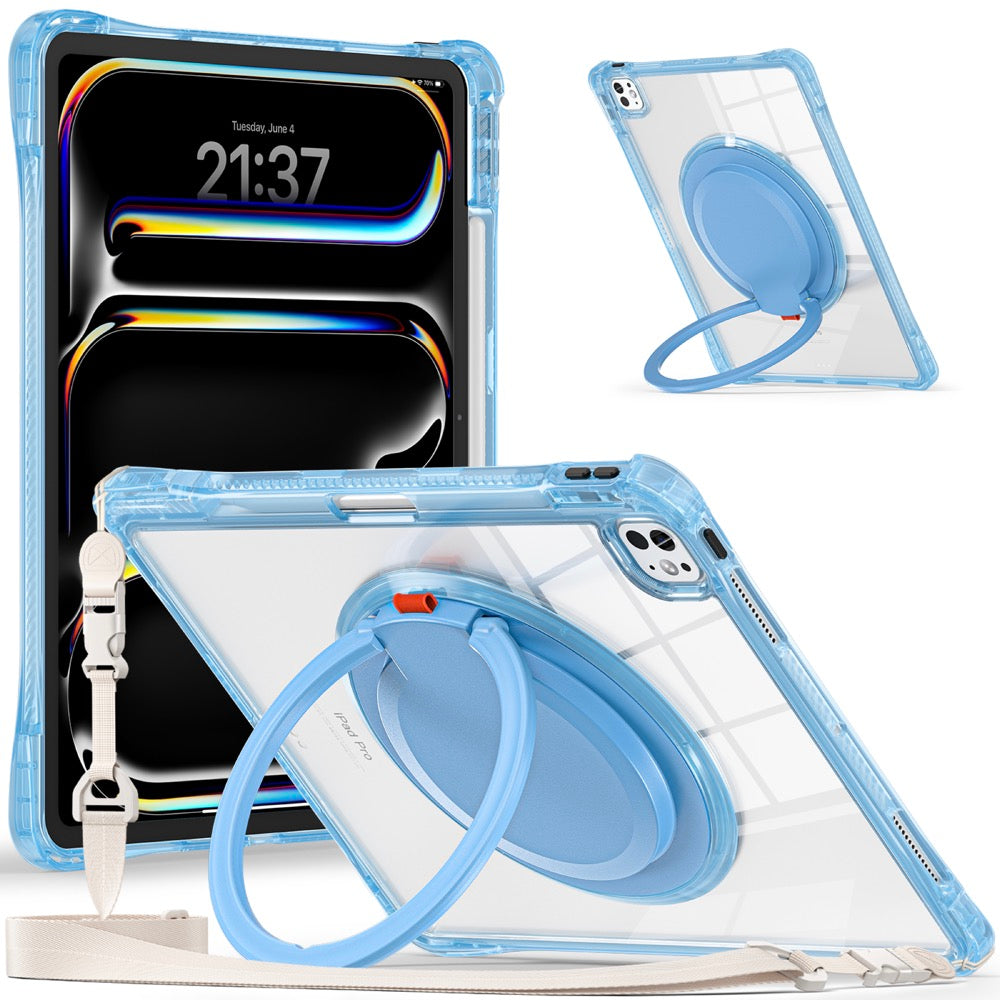 Estuche Transparent B Series iPad Pro 13 2024 Celeste - 0714000044