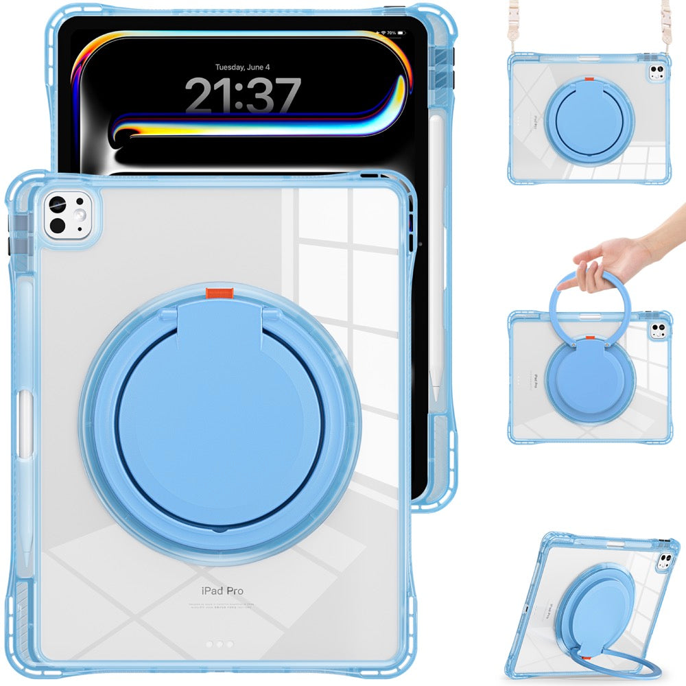 Estuche Transparent B Series iPad Pro 13 2024 Celeste - 0714000044