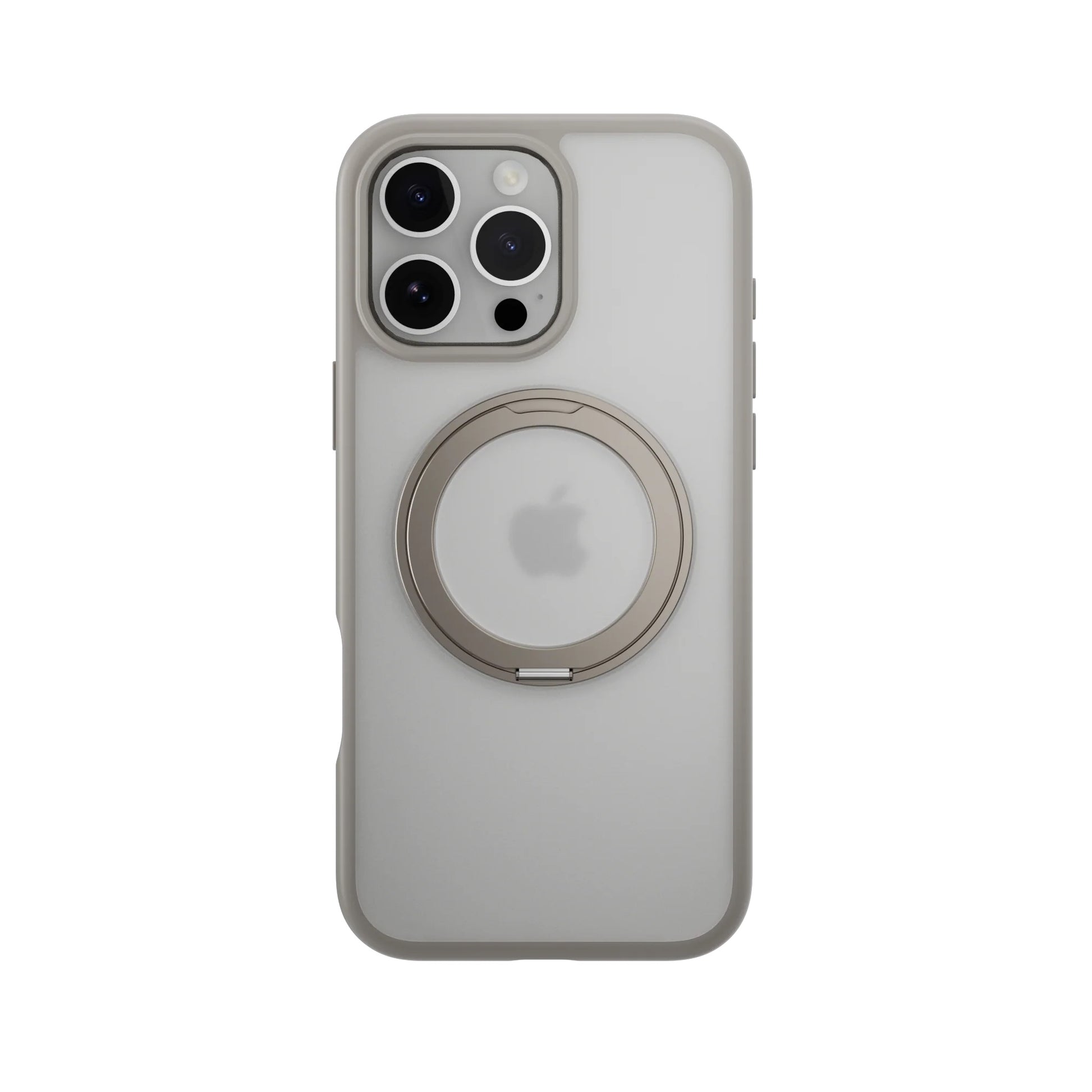 Estuche Mageasy Magstand 360° para iPhone 16 Pro - Plateado - 0714203600120187