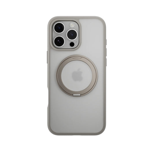 Estuche Mageasy Magstand 360° para iPhone 16 Pro - Plateado - 0714203600120187