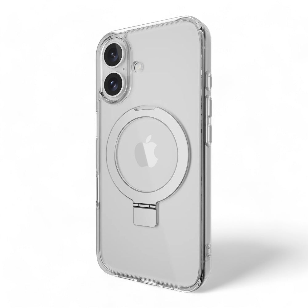 Estuche Switcheasy Magstand para iPhone 16 - Transparente - 0714203600180215