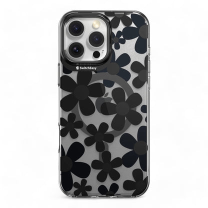 Estuche Switcheasy Skin iPhone 16 Pro Fleur 3D Negro - 0714403600370157