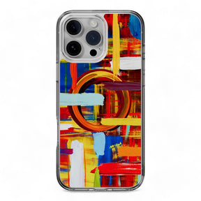 Estuche switcheasy skin iphone 16 pro style m pattern shockproof case painting color multicolor