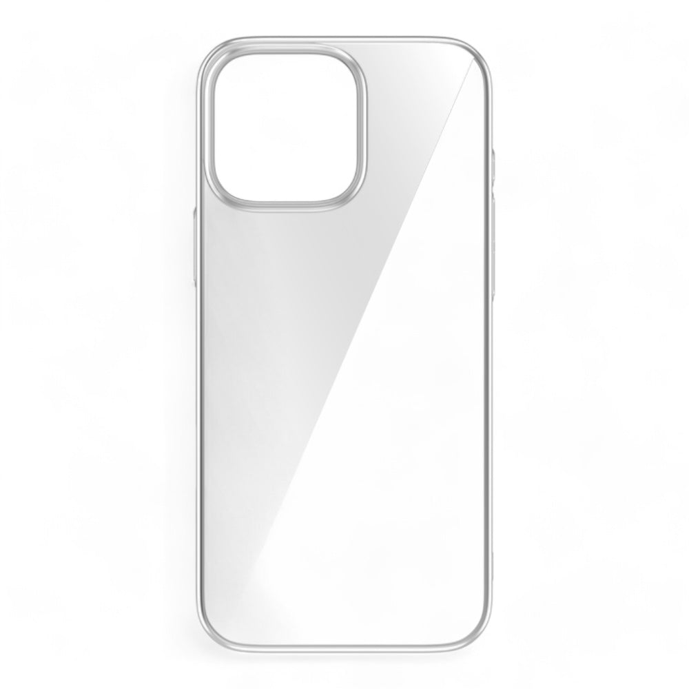 Estuche devia skin iphone 16 pro max glimmer series case(pc) color gris