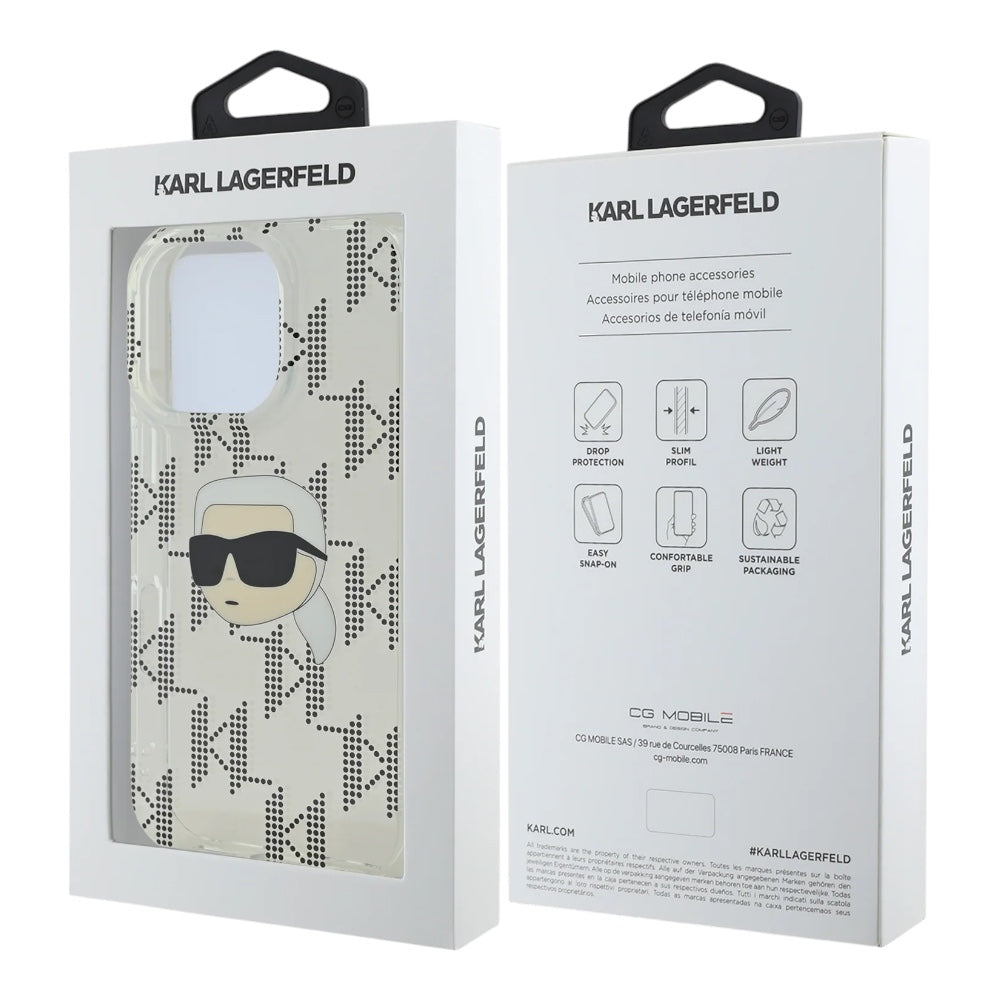 Estuche Karl Lagerfeld Skin Electroplated para iPhone 16 Pro Max - 0714405900030215