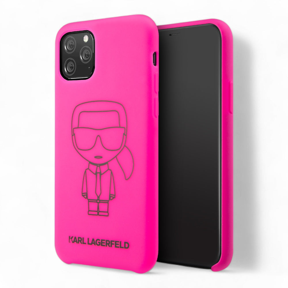 Estuche Karl Lagerfeld Silicone Ikonik - iPhone 11 - 0714405900100284