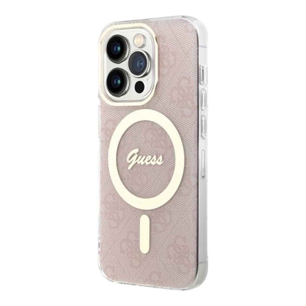 Estuche guess hc magsafe iml 4g pink iphone 15 pro max color rosado