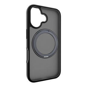 Estuche mageasy skin iphone 16 plus magstand 360 m rotating ring protective case for 2024 iphone 2 lenses large color negro