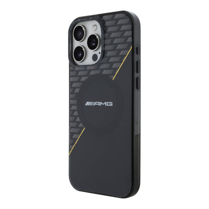 Estuche AMG Skin iPhone 16 Pro Max - Negro Amarillo - 0714407000050157