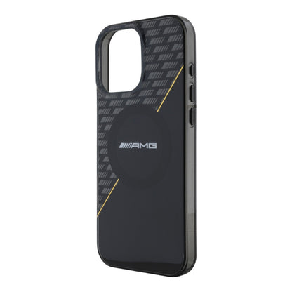 Estuche AMG Skin iPhone 16 Pro Max - Negro Amarillo - 0714407000050157