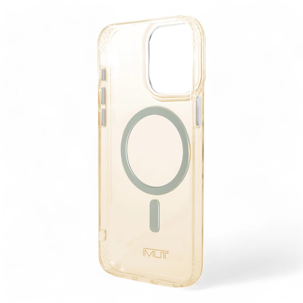 Estuche Tumi HC MagSafe Transparente Berry para iPhone 15 Pro Max - Amarillo - 0714407100040284