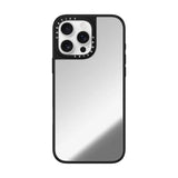 Case Casetify Mirror Marco Negro iPhone 14 / 15 Plus Gris
