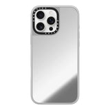 Case Casetify Mirror marco Blanco iPhone 16 Pro Gris