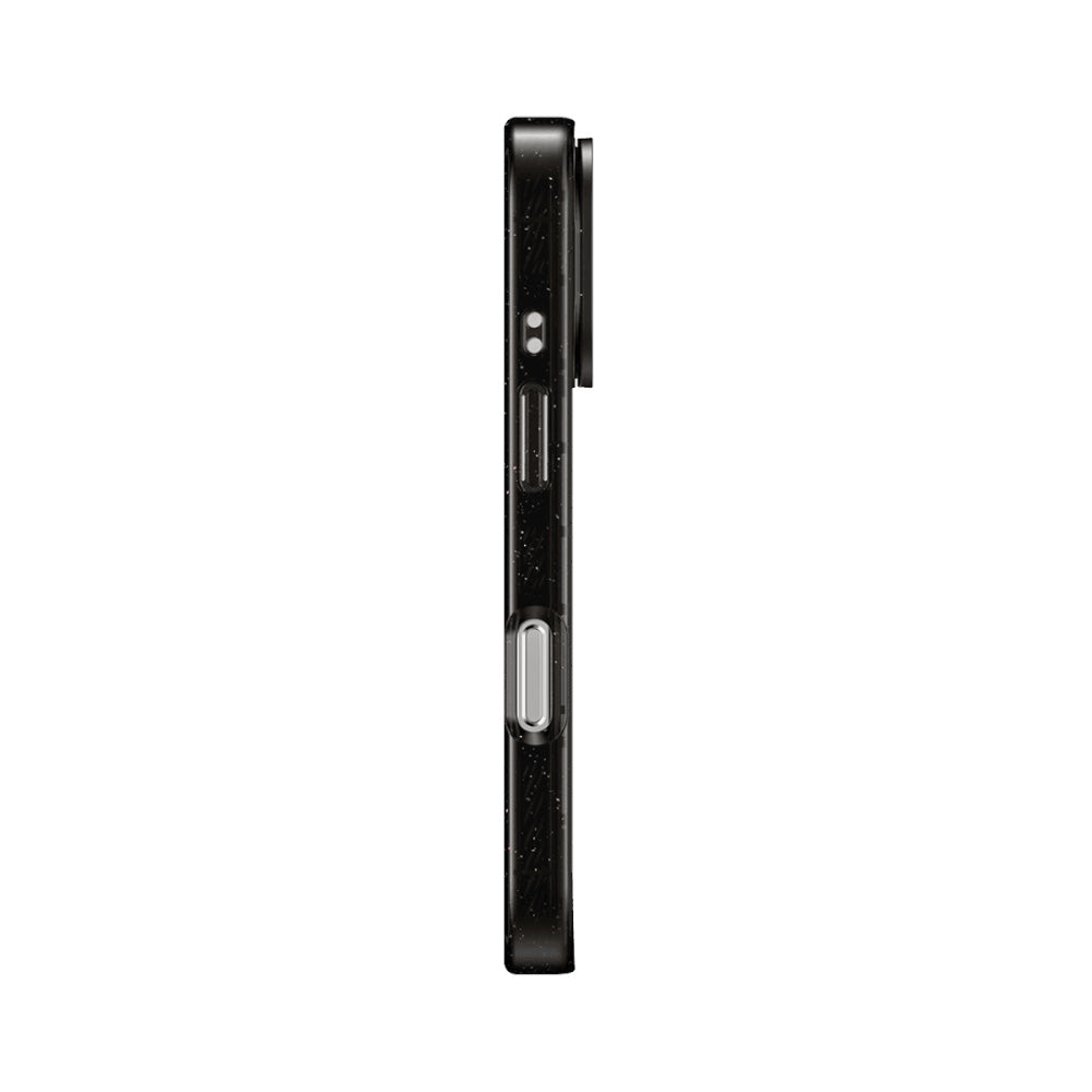 Casetify ring stand con magsafe marco negro iphone 14 pro max color transparente