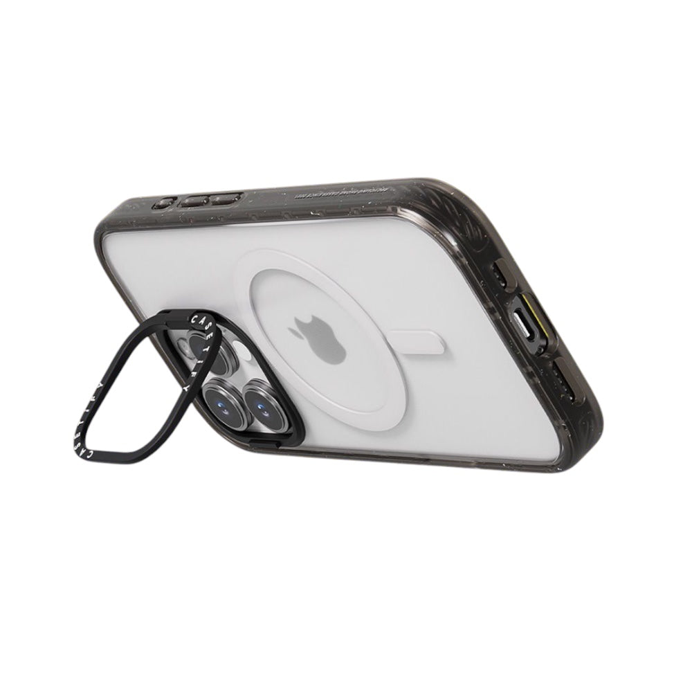 Estuche CASETiFY Ring Stand MagSafe Morado para iPhone 16 Pro - 0756000041